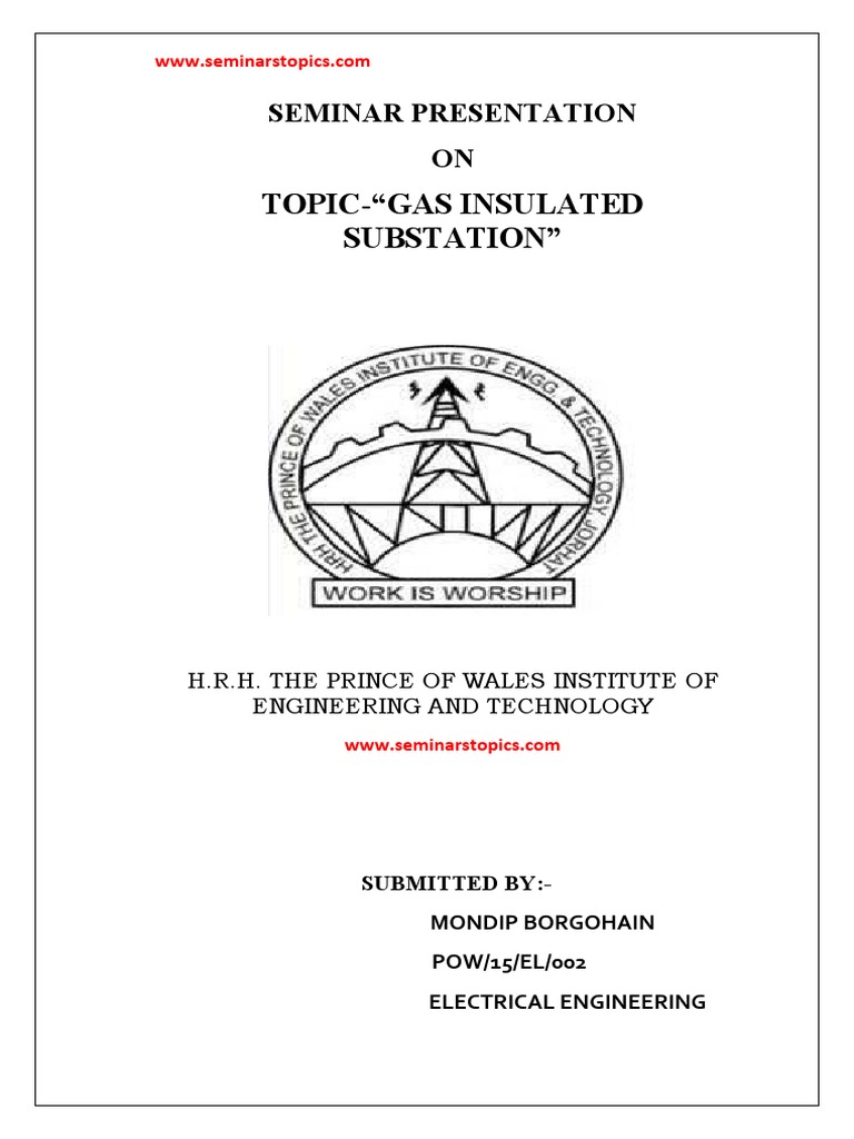 Gas Insulated Substations Guide | PDF | Electrical Substation ...