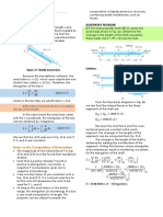 Axially loaded bars displacement calculation