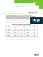 Daracem Slump Adjustments