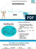 Formas Farmaceuticas - Clasificacion