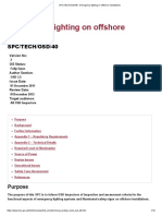 Emergency Lighting On Offshore Installations: SPC/TECH/OSD/40
