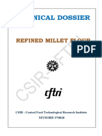Technical Dossier: Refined Millet Flour