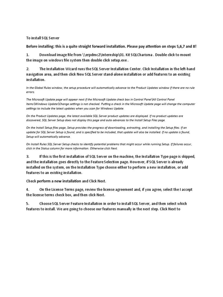 Before Installing This Is A Quite Straight Forward Installation