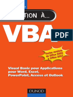 VBA Visual Basic Pour Applications Pour Word Excel PowerPoint Access Et Outlook