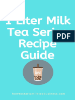 1 Liter Milk Tea Series Recipe Guide