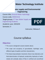 Groundwater Hydrology Materials PDF