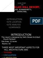 Surya Villas Hill Resort,: Site Location Site Analysis Learnings