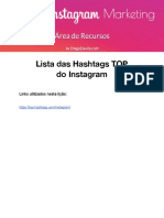 Lista Das Hashtags TOP Do Instagram: Links Utilizados Nesta Lição