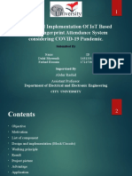 Design and Implementation of Iot Based Smart Fingerprint Attendance System Considering Covid-19 Pandemic