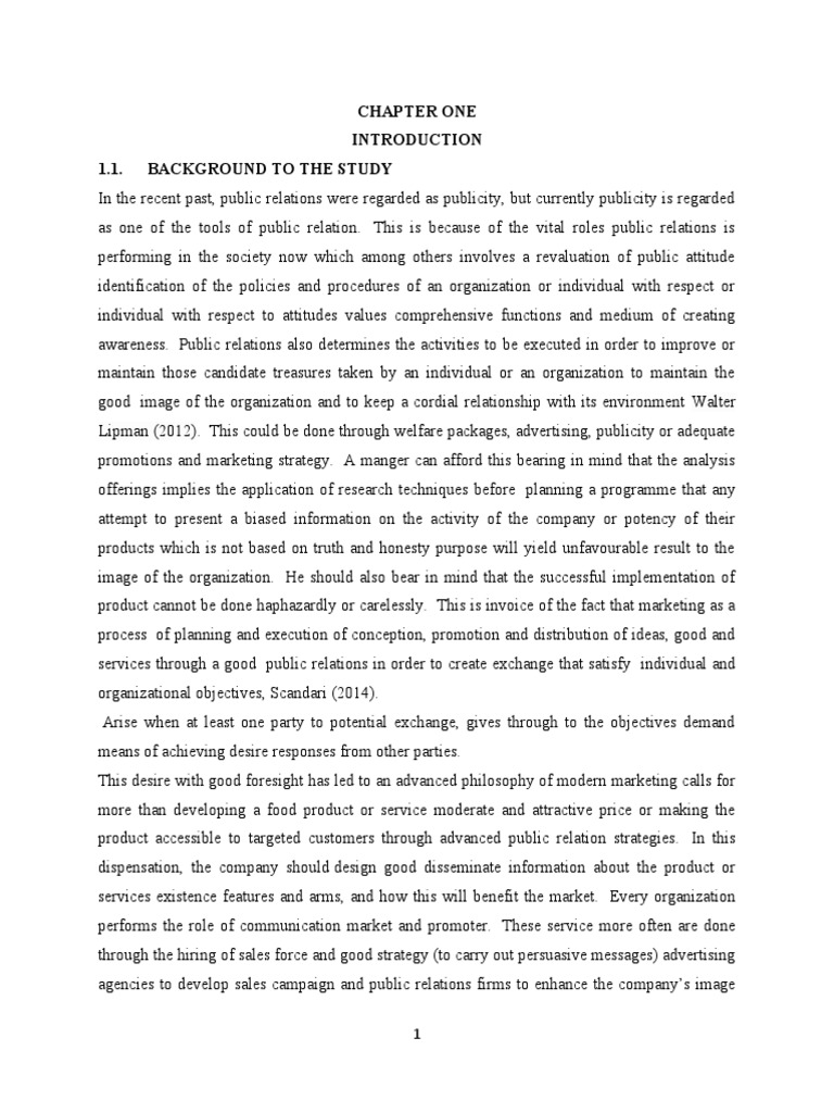 Public Relations Impact on Marketing Goals | PDF | Public Relations ...