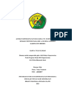 Kti Asuhan Keperawatan Keluarga Tn. R Dengan Resiko Demam Thypoid Pada Sdr. A Di Desa Gamprit Kabupaten Brebes