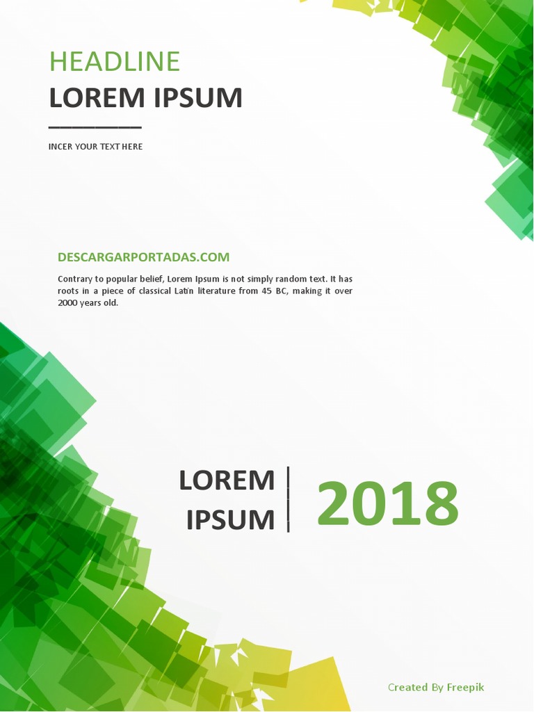 Green Yellow Squares PDF