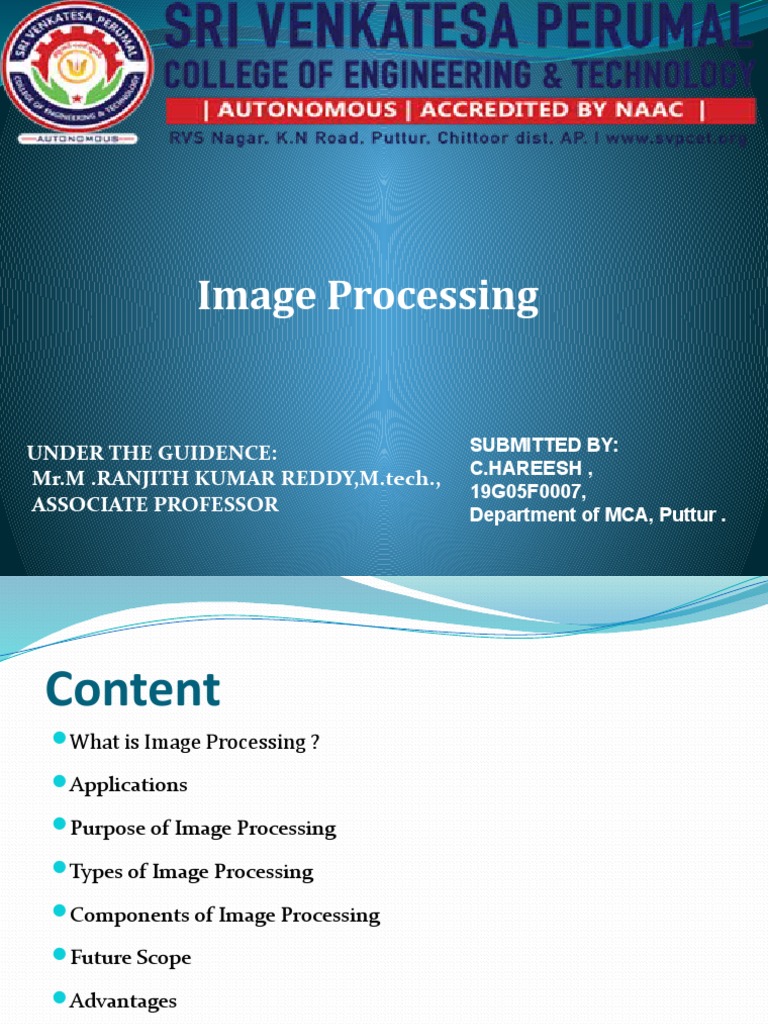 Image Processing Ppt-1 | PDF | Image | Computer Data Storage