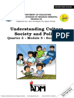 Understanding Culture, Society and Politics: Quarter 3 - Module 5: Socialization