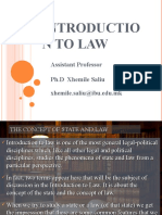 Introduction to Law - Key Concepts and Principles