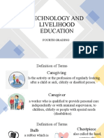 Technology and Livelihood Education: Fourth Grading