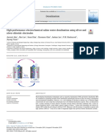 Electrochemical Desalination