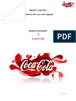 Coca-Cola: Project Report A Study On The Coca-Cola Company