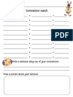 Easter Contraction Match Recording Sheet