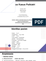 Status Kasus Psikiatri Ilham