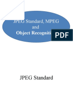 JPEG Standard, MPEG and Recognition 