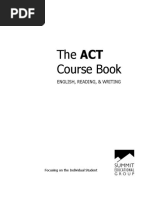 The Act Course Book: English, Reading, & Writing