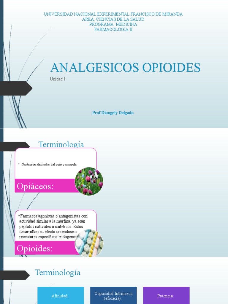 Analgesicos Opioides | PDF | Opioide | Naloxona