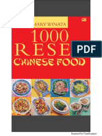 1000 Resep Chinese Food - Mary Winata
