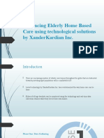 Enhancing Elderly Home Based Care Using Technological Solutions