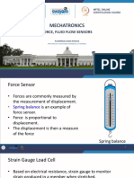 Mechatronics: Force, Fluid Flow Sensors