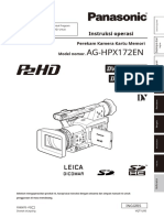 Manual Panasonic AG-HPX172EN (1-64)