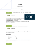 Task 1: Unit 1 Assessment