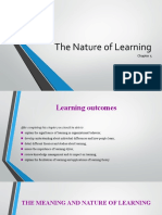 Chapter 5-The Nature of Learning