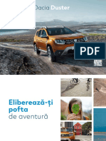 Brosura Dacia Duster 2018