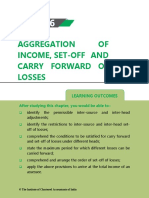 Aggregation of Income Set Off and Carry Forward of Losses