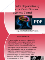 Enfermedades neurodegenerativas y demielinización del SNC