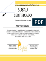 Certificado Rolando