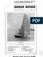 Catamaran Design - A.Y.R.S. Publication No.15, 1957