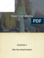 Project 7: Email Marketing