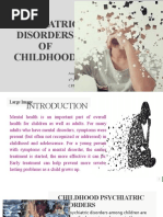 PSYCHIATRIC DISORDERS OF CHILDHOOD (Autosaved)