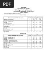 B SC Mathematics