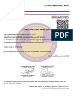 Constancia de Habilidad: 2021062360d3adb428ca0