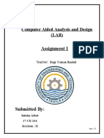 Assignment 1: Computer Aided Analysis and Design (LAB)