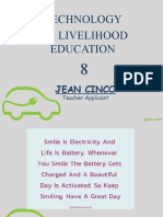 Technology Livelihood Education: Jean Cinco