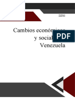 Cambios Económicos y Sociales de Venezuela