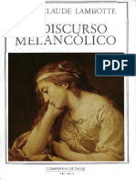 O Discurso Melancolico Da Fenomenologia-à Metapsicologia - Marie-Claude Lambotte