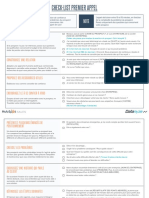 Check-List Du Premier Appel