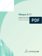 Analysis User - S Manual Vol5 - Abaqus
