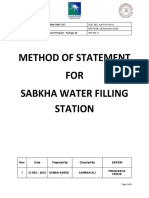 Method Statement For Installation of Dewatering Pump