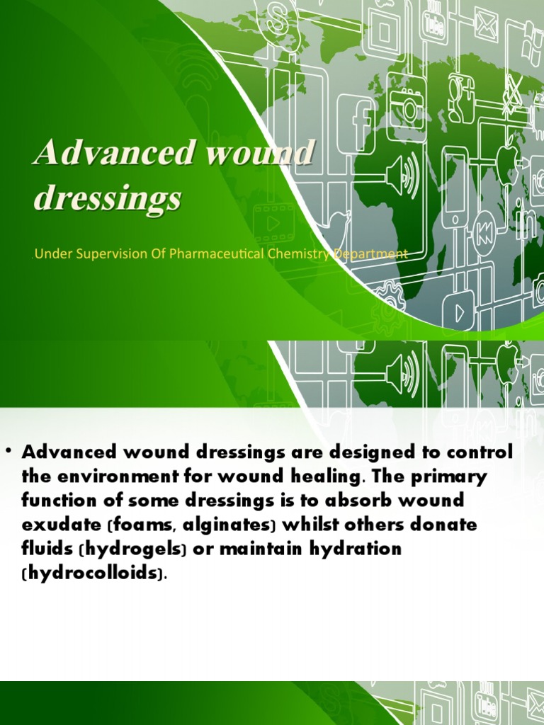 Advanced Wound Dressings | PDF | Gel | Chemical Substances